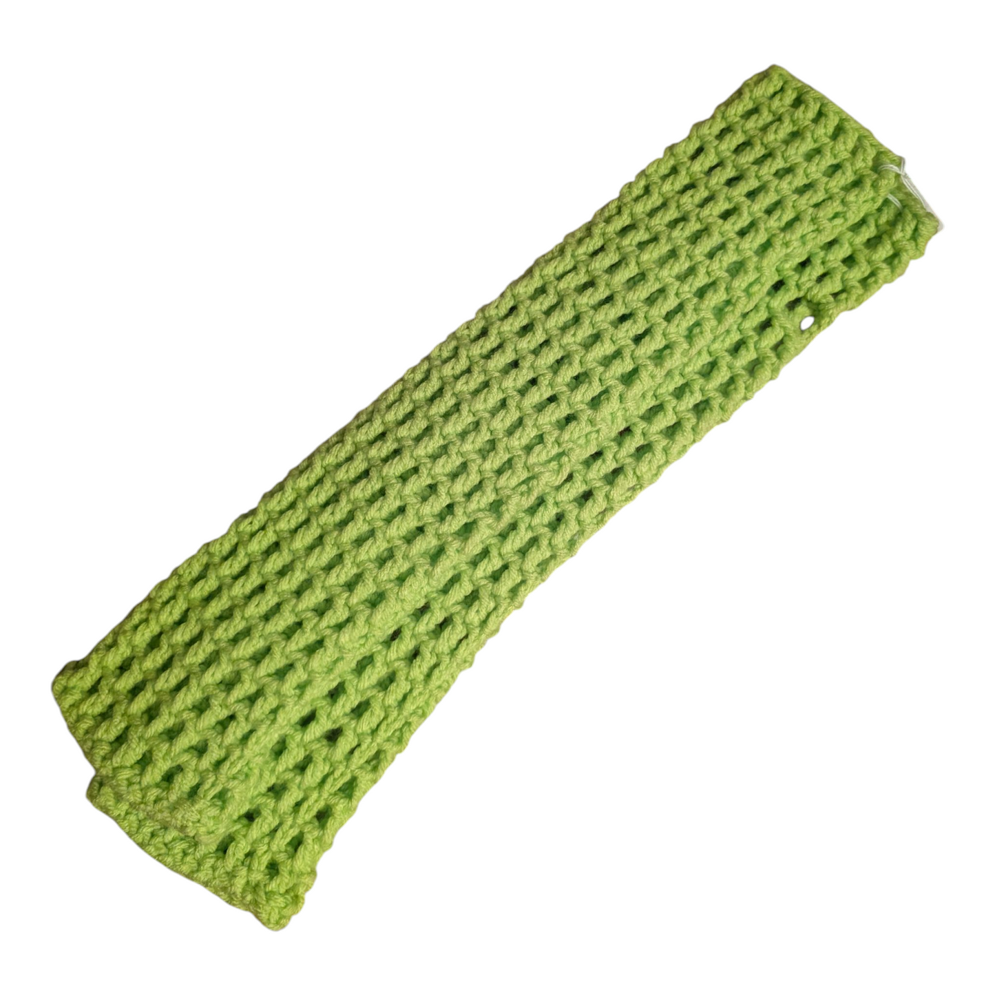 Green Fishnet Gloves